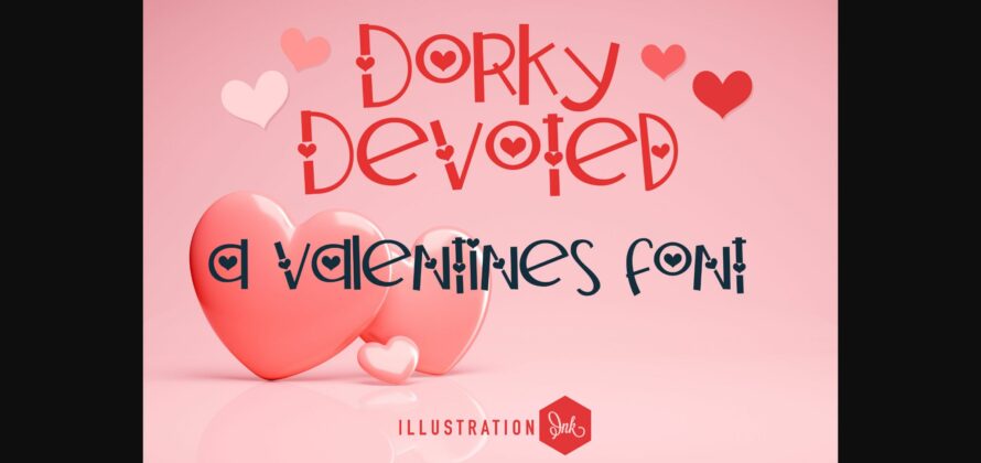 Dorky Devoted Font Poster 3