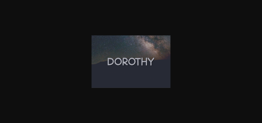 Dorothy Font Poster 3