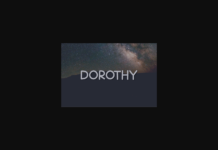 Dorothy Font Poster 1