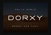Dorxy Font Poster 1