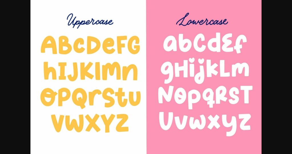Double Sandwich Font Poster 6