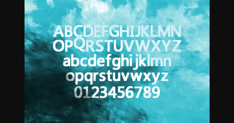 Double Tebal Font Poster 6
