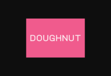 Doughnut Font Poster 1