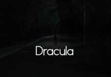 Dracula Font Poster 1