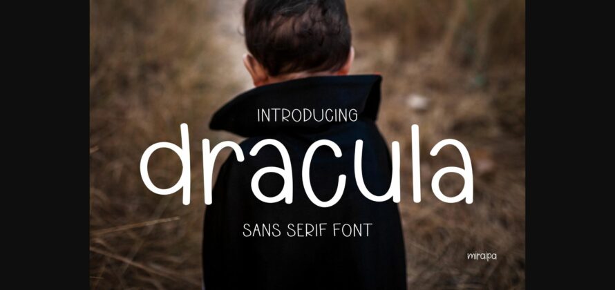 Dracula Font Poster 3