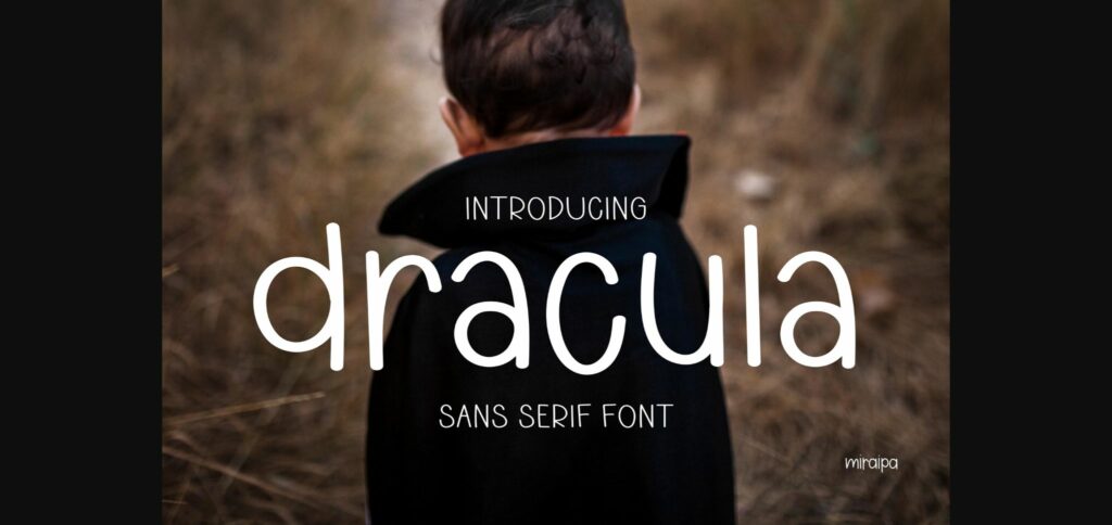 Dracula Font Poster 1