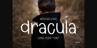 Dracula Font Poster 1