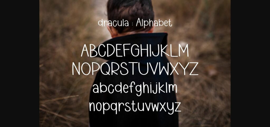 Dracula Font Poster 5