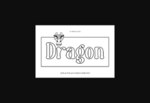 Dragon Font Poster 1