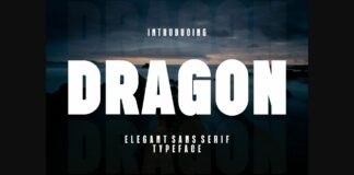 Dragon Font Poster 1