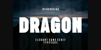 Dragon Font Poster 1