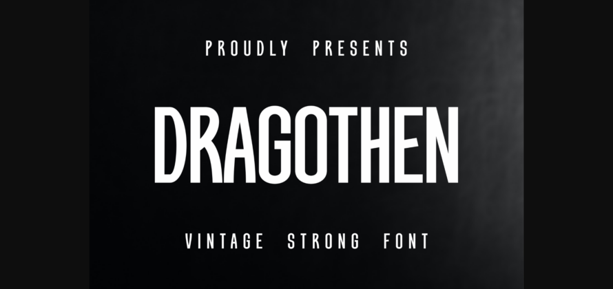Dragothen Font Poster 3