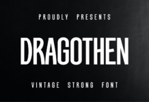 Dragothen Font Poster 1