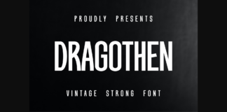 Dragothen Font Poster 1