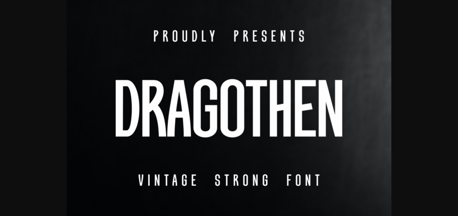 Dragothen Font Poster 1