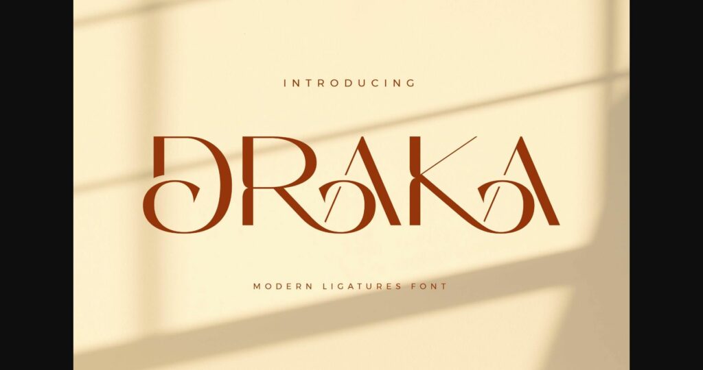 Draka Font Poster 3