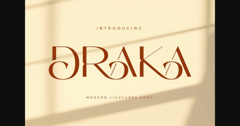 Draka Font Poster 3