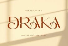 Draka Font Poster 1