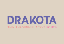 Drakota Font Poster 1