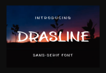 Drasline Font Poster 1