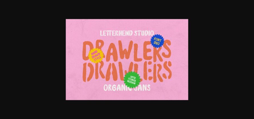 Drawlers Font Poster 3