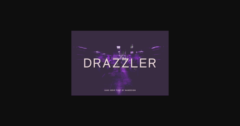 Drazzler Font Poster 3