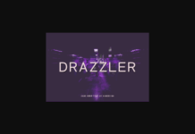 Drazzler Font Poster 1