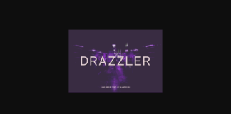 Drazzler Font Poster 1