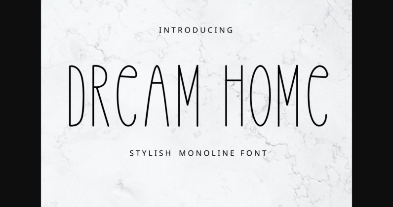 Dream Home Font Poster 3