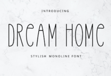 Dream Home Font Poster 1