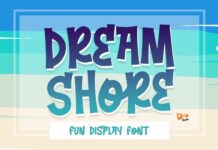 Dream Shore Font Poster 1