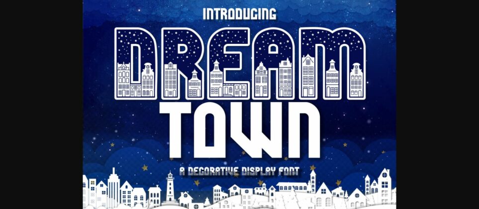 Dream Town Font Poster 3