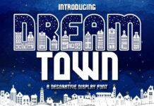 Dream Town Font Poster 1