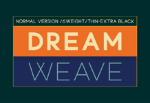 Dream Weave Font Poster 1