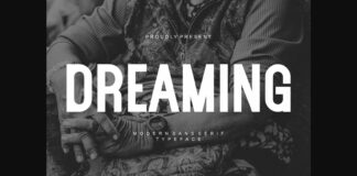 Dreaming Font Poster 1