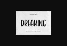 Dreaming Font Poster 1