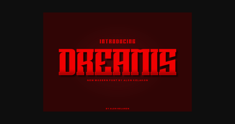 Dreamis Font Poster 3