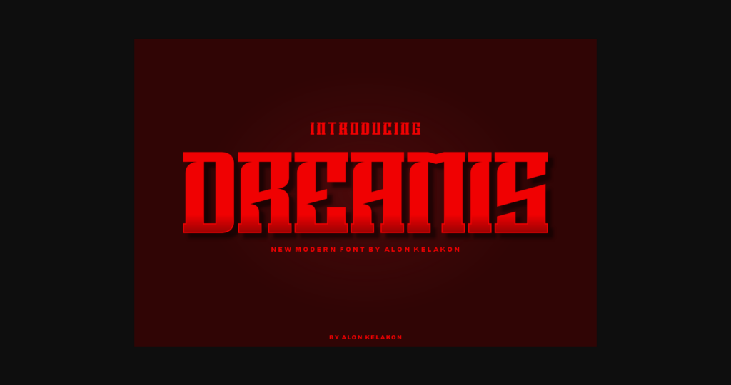 Dreamis Font Poster 1