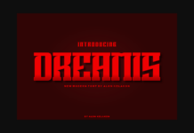 Dreamis Font Poster 1