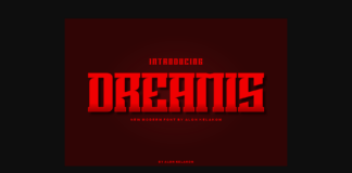Dreamis Font Poster 1