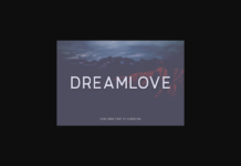 Dreamlove Font Poster 1