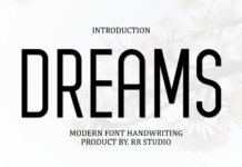 Dreams Font Poster 1