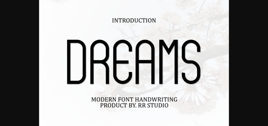 Dreams Font Poster 3