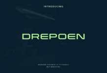 Drepoen Font Poster 1