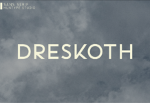 Dreskoth Font Poster 1