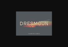 Dresmoun Font Poster 1