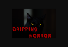 Dripping Horror Font Poster 1