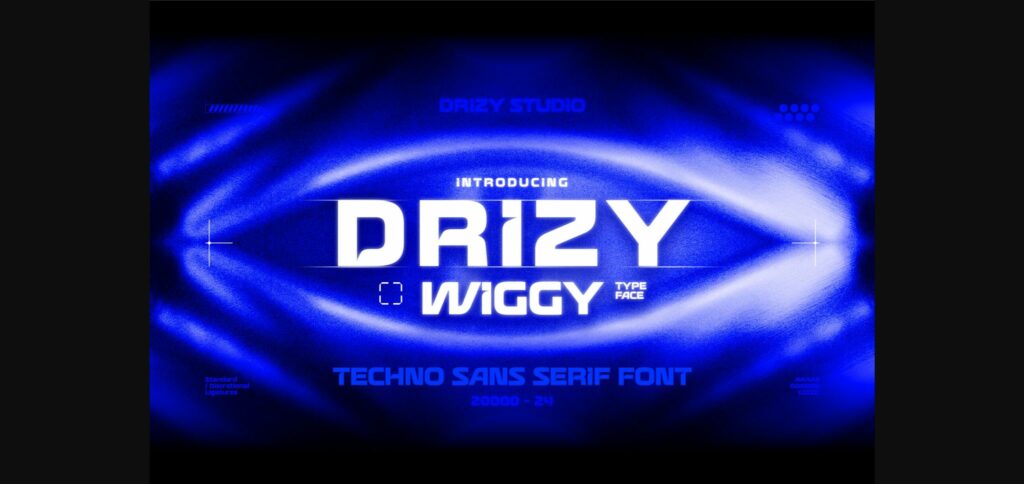 Drizy Wiggy Font Poster 3