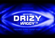 Drizy Wiggy Font Poster 1