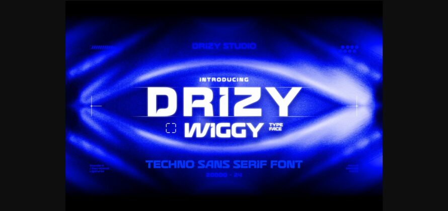 Drizy Wiggy Font Poster 1